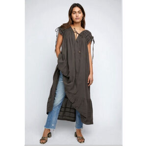 Women's Free People Charcoal Maxi Dress L